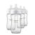 Philips AVENT Glass Natural Baby Bottle with Natural Response Nipple Clear 8oz 4pk SCY913/04 8 Ounce 4 Pack Bottle
