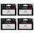 Ardell False Eye Lashes Faux Mink Individuals Short Black 4 Pack