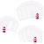 TailaiMei 1368 Pieces 3 Designs French Manicure Nail Art Stickers Self-Adhesive Nail Tips Guides for DIY Decoration Stencil Tools (3 Moon Shape Design 36 Sheets) 3 Types of arcs
