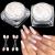 BISHENGYF Pearl Chrome Nail Powder: Super Pearl Effect White Pearl Chrome Nail Powder Transparent Clear Ice Shimmer Glazed Donut Nail Powder for Nail Art DIY Salon A-Pearl