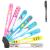 Vicloon Safety Wristband Bracelets 8 Pcs Child Kids ID Bracelet with Pen for Child Emergency Bracelet Anti Lost Safety ID Wristband Waterproof Reusable for Children Boys Girls Toddler Baby Universal