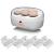 Conair Instant Heat Travel 1.5-Inch Hot Rollers, White, Set of 5