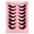 7 pairs 3d false eyelashes cat eye fluffy volume curly cat-eye artificial eyelashes of course look reusable faux mink make-up eyelashes (TM26) 7p-fluffy-tm26