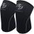 Knee Sleeves (1 Pair)  7mm Neoprene Compression Knee Braces  Great Support for Cross Training  Weightlifting  Powerlifting  Squats  Basketball and More Large Black