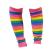 Baby Kids Boys Girls Rainbow Stripe Leg Warmers Age 6 months up to 5 years old Pink