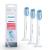 Philips Sonicare Genuine Sensitive Replacement Toothbrush Heads for Sensitive Teeth, 3 Brush Heads, White, HX6053/64