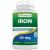 Best Naturals Iron Supplement - 65 mg - 240 Tablets - Non-GMO & Gluten Free