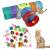 32Pcs Cat Toys Kitten Interactive Pet Toys Assortments, Foldable Rainbow S-Tunnel, Cat Feather Teaser, Wand Interactive Feather Toy, Fluffy Mouse, Crinkle Balls, Bell Play for Cat, Puppy, Kitty, Kitten 3 way