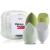Make-up sponge duaiu 4 pieces beauty blender foundation sponges set 4 colors latex-free blender beauty make-up sponges with 1 sponge holder etui (avocado-green) avocadogr n