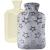 Vicloon Hot Water Bottle with Super Soft Plush Cover 2L Hot Water Bottle for Hot and Cold Compress Hand & Feet Warmer Muscle Pain Relief Hot Water Bag for Great Gift Safe and Durable (Light-Grey)