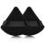 2 Pcs EVAOUXIU Triangle Powder Puff for Face Powder  Soft Plush Setting Powder Puff  Velour Cosmetic Foundation Blender Sponge Beauty Makeup Tools (Black)