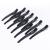 AIMIKE 12pcs Professional Hair Clips for Styling Sectioning Non Slip No-Trace Duck Billed Hair Clips with Silicone Band Salon and Home Hair Cutting Clips for Hairdresser Women Men - Black 10.9cm 12 PCS Black
