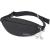 MAXTOP Fanny Pack for Men Women Waist Pack Bag with Headphone Jack and 3-Zipper Pockets Adjustable Straps Black Medium