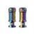 Granite Juicy Nipple Valve Cap with Valve Core Removing Function, Bike Tire Caps Dust Covers (Oil Slick)