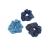 Blue Jean Hair Scrunchies Blue Denim Hair Ring Tie Denim Hair Scrunchies Tie BW23 (3 Pcs-Set)