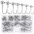Unoliga 49PCs fishing hook set jig heads sharp jighaken dropshot hook for rubber fish carp lead head hook offset hooks (1/2/3.5/5/7/14 g)