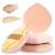 2 pieces Large Powder Quaste Foundation Pillow Make-up Washing Washable Beauty Blender Soft Sponge Powder Puff Reusable MakeUp Sponge For Loose Powder Liquid Cosmetics 1 piece (2-pack) green yellow