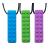 Tilcare Chew Chew Chew Sensory chewing necklace - preferably for children or adults who like to bite or autism - durable and strong silicone play stuff - Colar for boys and girls 3 pieces (1 Pack)