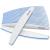 12 PCS Professional Nail File, 240/240 Grit Nail Files for Natural Nails Emery Boards Nail File Doubled Sides Washable Fine Grit Nail File Manicure Tools for Home and Salon Use 240/240 Grit Natural Nails