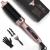 Terviiix Thermal Brush Ceramic Tourmaline Ionic Curling Iron Brush 38MM Volumizing Hot Brush Create Root Volume & Loose Curls Digital Display 5 Temperatures Heated Brush Volumizer Dual Voltage 38mm Rose Gold