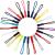 50 Pieces Zipper Pulls 25 Colors Zipper Tags Strong Nylon Cord Zipper Pull Replacement for Backpacks Jackets Luggage Purses Handbags Sweatshirt
