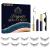 VESHELY Natural Magnetic Eyelashes with Eyeliner Kit,5 Pairs Short Magnetic Eyelashes Natural Look and 2 Tubes Strong Magnetic Eyeliner Waterproof,3D False Fake Magnetic Lashes Natural Looking Reusable-No Glue Needed 5 pai…