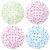 4 Pack Shower Caps for Women/Men Light Weight Plastic Shower Caps for Women UK 30cm Width with Good Quality Elastic Perfect for Use at Home and Spa by MAUZIMRA