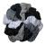 Cotton Scrunchie Set  Set of 10 Soft Cotton Scrunchies (Grey Black and White)