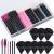 248 Pcs Disposable Makeup Applicators with Triangle Makeup Puffs, Mascara wands, Disposable Lip Applicators, Eyeliner Brushes Disposable Makeup Applicator Kit for Makeup Artist Supplies White