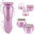 YHC Electric Razors for Women, 5 in 1 Electric Shaver & Epilator for Women Bikini Legs Arms Underarms Hair Removal, Wet & Dry, Rechargeable Cordless with 3s Locking Function.