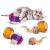 Skrtuan cat toys ball 6PCs cat balls interactive feather toy cat toys ball for indoor use interactive toys for cats cat toys self -employment