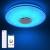 Milfech 36W LED ceiling lamp Dimmable with Bluetooth speaker remote control and app control LED ceiling lamp with RGB color change music for bedroom children's room living room