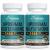 2400 MG Liposomal Glutathione Softgels Max Absorption Active Form L-Glutathione Reduced (GSH) with Hyaluronic Acid Resveratrol Master Antioxidants for Detox Brain Immune System 120 Softgels 60 Count (Pack of 2)