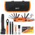 Bicycle Repair Bag & Bicycle Tire Pump, Home Bike Tool Portable Patches Fixes, Fixe, Inflator, Maintenance For Camping Travel Essentials Tool Bag Bike Repair Tool Kit Safety Emergency All In One Tool