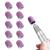 MelodySusie 10 Pcs Nail Sanding Caps Nail Drill Bits 180 Fine Grit for Foot File Callus Remover Manicure Pedicure Nail Polishing Burr Home Salon Use   Purple (13mm) Purple-13mm