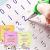 Qianshouyan 4 pieces German magical booklet exercise book with pen 26x18cm reusable handwriting for children calligraphy numbers drawing letters learn to write