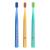 Curaprox Toothbrush CS Smart Trio Pack - 3 x Soft Small Head Toothbrush for Adults with 7600 CUREN Filaments - Curaprox Manual Toothbrush