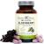 Herbal Roots Black Elderberry Capsules | Max Strength 4,300mg | Made with Organic Sambucus | Vegan and Pure - Made in The USA