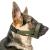 Heele muzzle for dog with headband dog muzzle blast no more dog muzzle. Adjustable loop dog muzzle Maulk rb against bite chewing muzzle for large dogs green XL XL (1 Pack) uni green