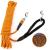 Dog Training Lead Long 15m / 50FT Dog Line Extra Long Heave Duty Reflective Dog Leash for Small Medium Large Dogs Tracking Recall Training Outdoor L: 15m / 50ft Orange