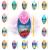 Flavoroom - Premium capsules 100 set |DIY PASSION FRUIT AROMA filter for unforgettable flavor |including storage box for the aromatic click balls (Cherry Mint)