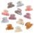 Claw Hair Clips Jaw Clamps - 12PCS Small Hair Claw Jaw Clamp for Thin Hair Styling Accessories Classic Hair Clamp for Women Girls (Sequins)