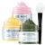 Anirui turmeric vitamin C tonerde mask - rose face mask - avocado green tea mud mask spa face masks set for deep cleaning oil control reduction of acne and pores 210g pink