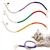 YANGCHUN Catnip Toy Bite Rope Interactive Cat Toy for Indoor Cats Kitten Teething Chew Toy Rope Filled Natural Catnip Cat Chew Teeth Cleaning Stress Release Catnip Cotton Rope Toy 3 Pcs
