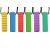 Tilcare Chew Chew Sensory Necklace  Best for Kids or Adults That Like Biting or Have Autism  Perfectly Textured Silicone Chewy Toys - Chewing Pendant for Boys & Girls - Chew Necklaces (6-Pack) 6 Count (Pack of 1)