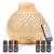 SPLITSKY 400ML Essential Oil Diffuser Remote Control Aroma Diffuser with 6 Essential Oils Gift Set Electric Scent Nebulizer Air Humidifier with 14 Colour Lights for home bedroom Yellow