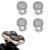 Shaver Replacement Heads for Skull Shaver Pitbull Gold Pro Shaver Fits Pitbull Platinum Pro Shaver Replacement Blade (4PCS)