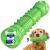 Samnis - Kielzeug dog - green - particularly robust premium natural rubber - indestructible dog toys in normal chewing - dog toys squeaky for medium & large dogs