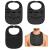 3 Pcs Tracheostomy Shower Cover Neck Stoma Protector Tracheostomy Supplies Breathable Tracheotomy Cover Adjustable Stoma Covers for Neck Trachea Cover for Tracheostomy (Black)