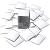 50 Pieces Mini Size Square Mirror Adhesive Small Square Mirror Craft Mirror Tiles for Crafts and DIY Projects Supplies Home Decoration (1 x 1 Inch)